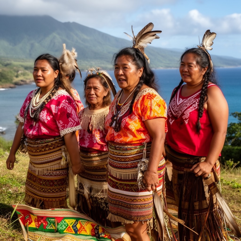 AI-generated illustration of Native Hawaiians