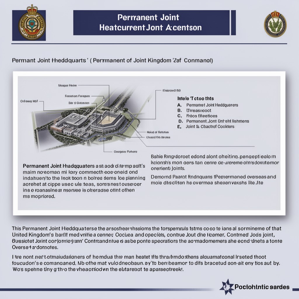 AI-generated illustration of Permanent Joint Headquarters