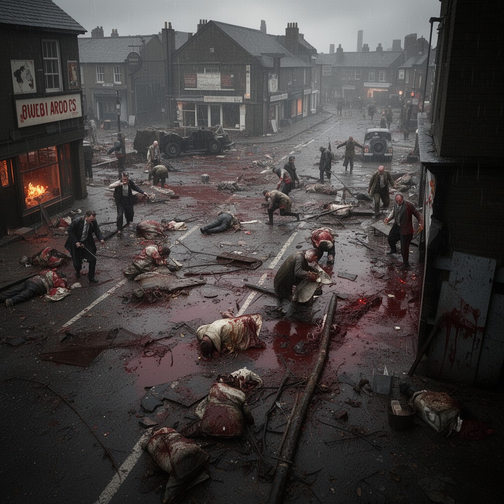 AI-generated illustration of Bloody Friday