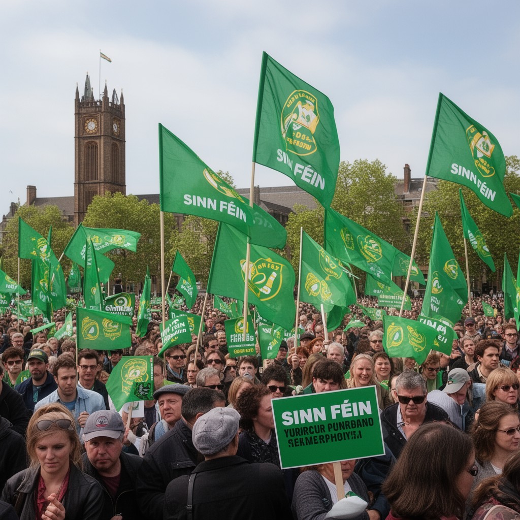 AI-generated illustration of Sinn Féin
