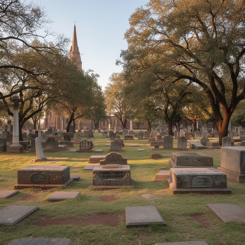 AI-generated illustration of Church Street Cemetery, Pretoria