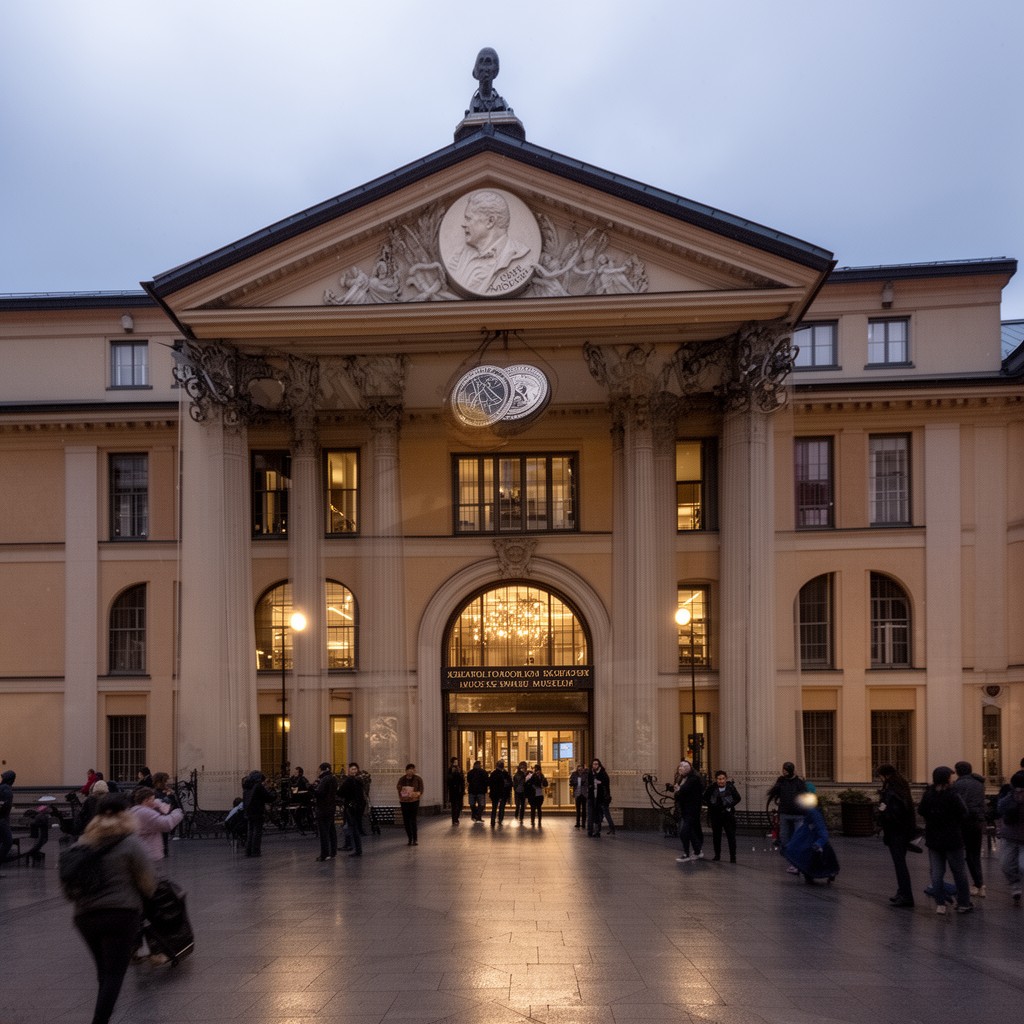 AI-generated illustration of Nobel Museum