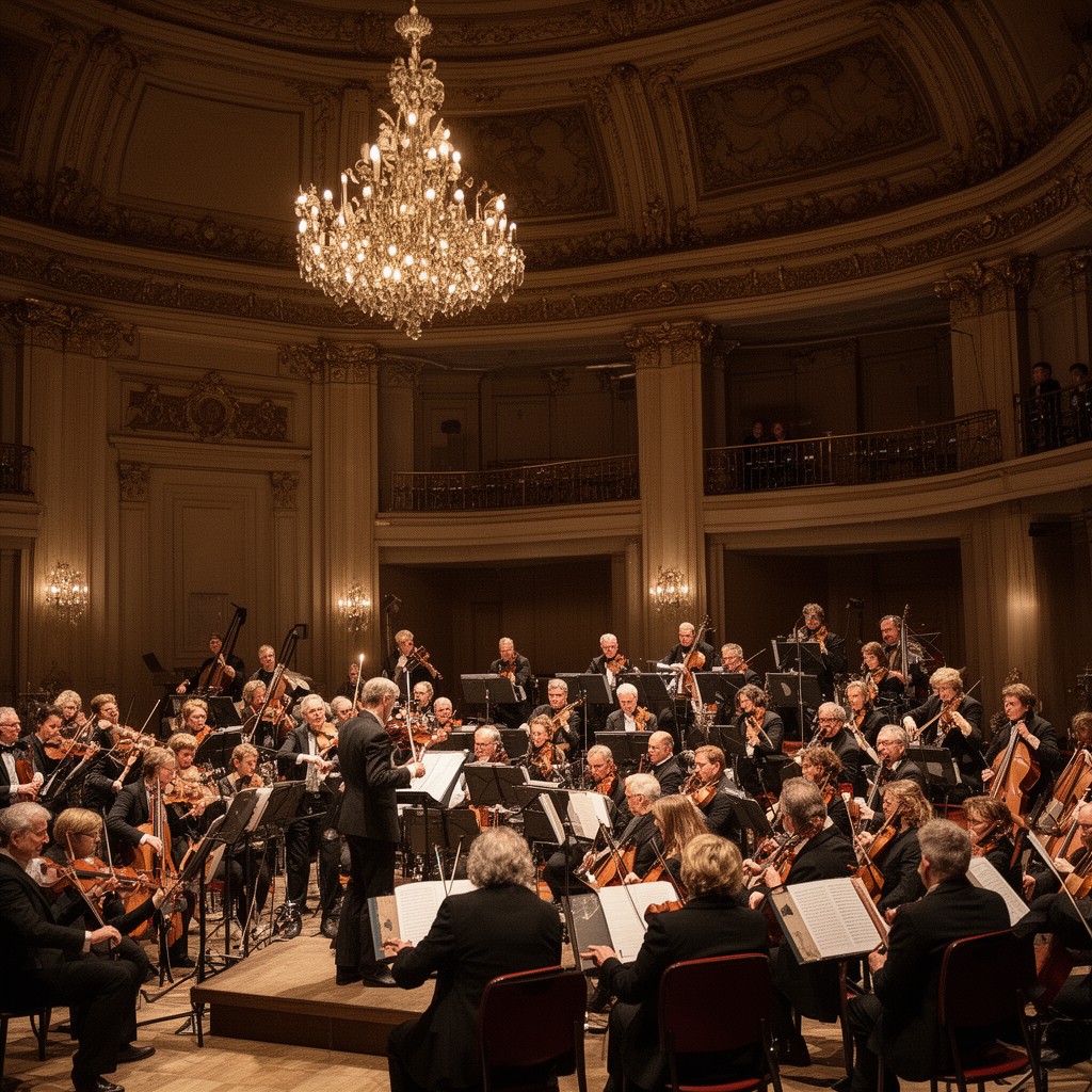 AI-generated illustration of Royal Stockholm Philharmonic Orchestra