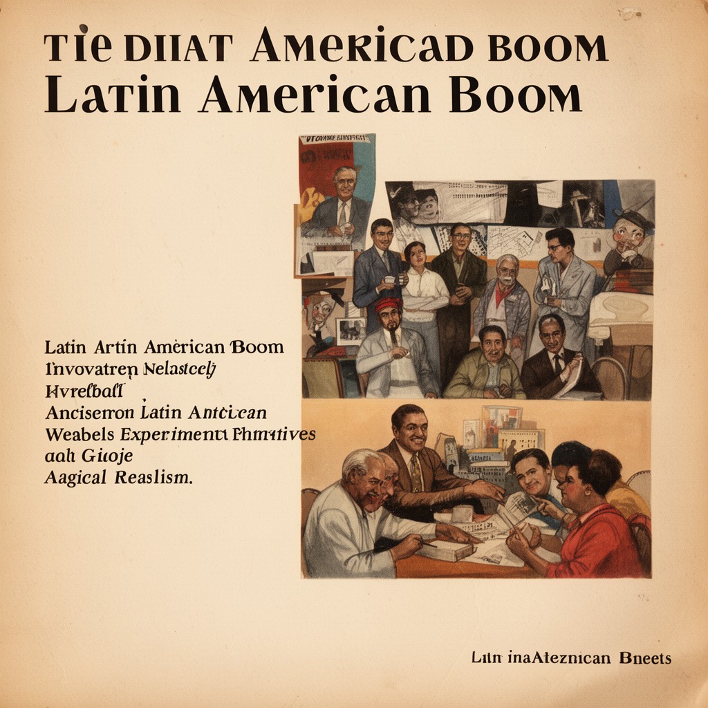 AI-generated illustration of Latin American Boom