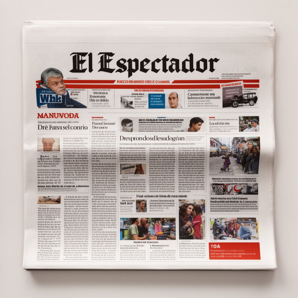 AI-generated illustration of El Espectador