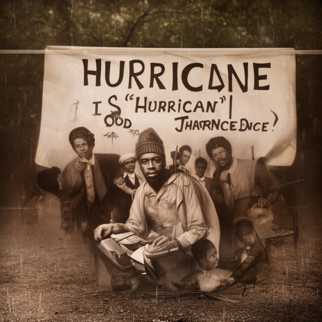 AI-generated illustration of Hurricane