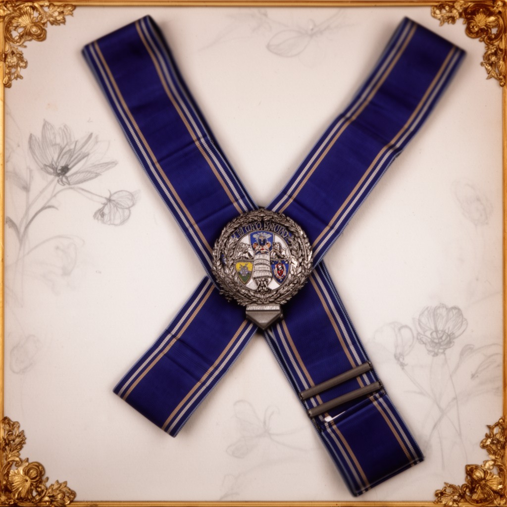 AI-generated illustration of Garter riband