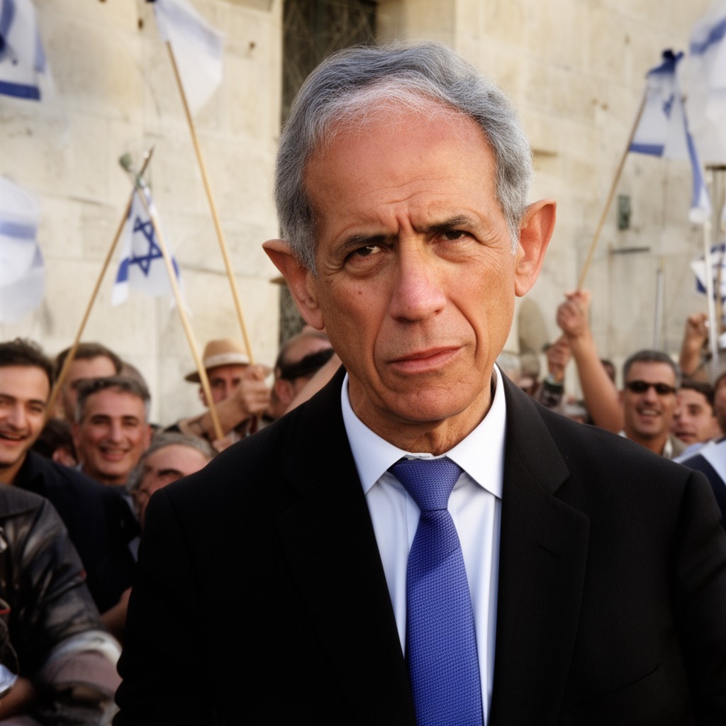 AI-generated illustration of Yitzhak Rabin