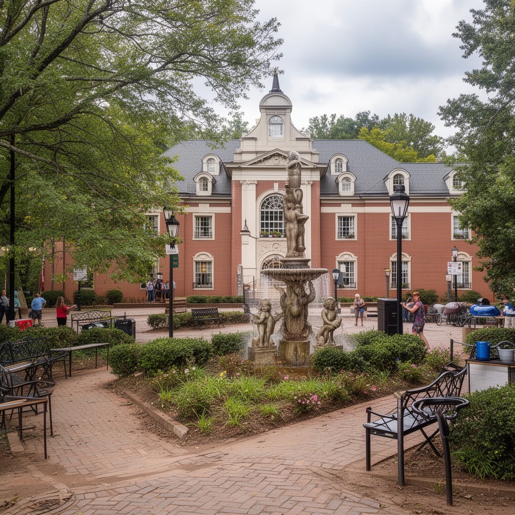 AI-generated illustration of Wake Forest