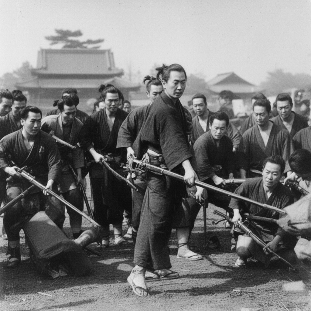 AI-generated illustration of Satsuma Rebellion