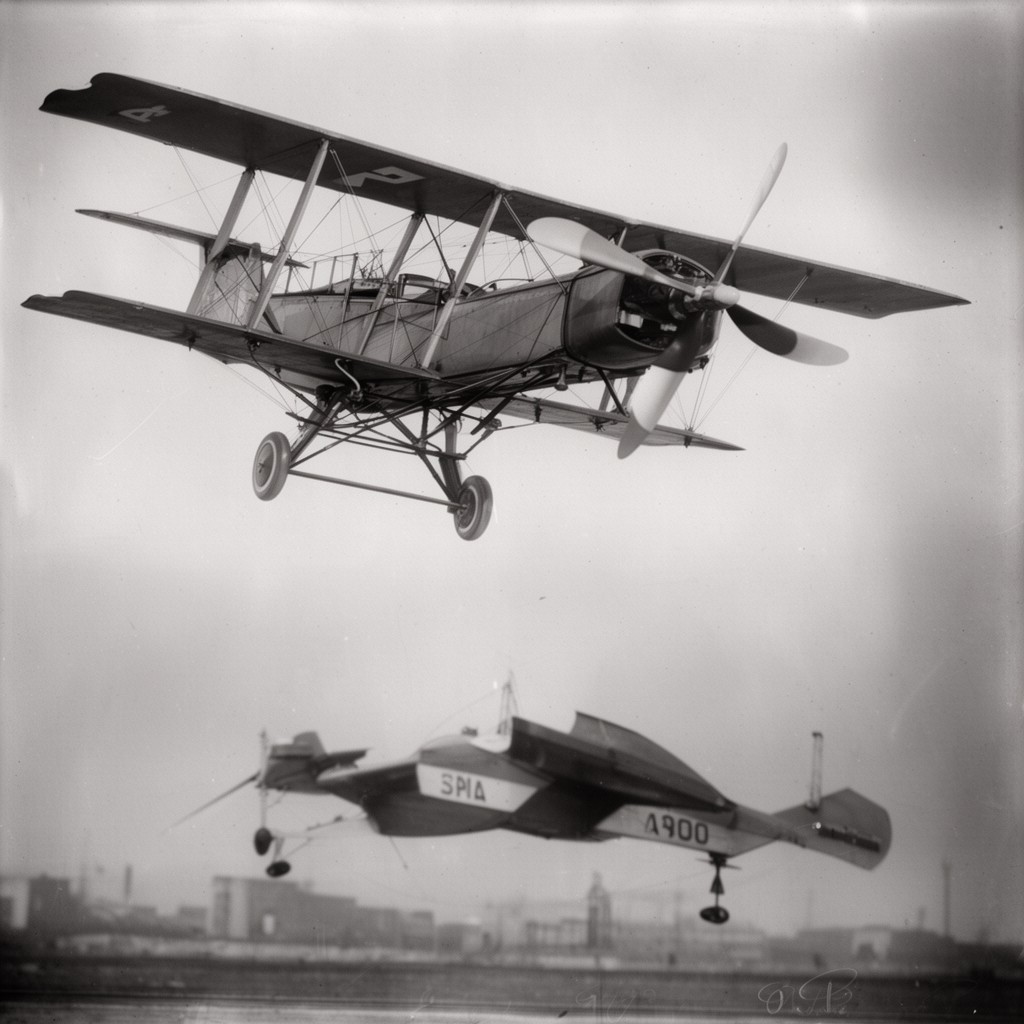 AI-generated illustration of Service Aéronautique
