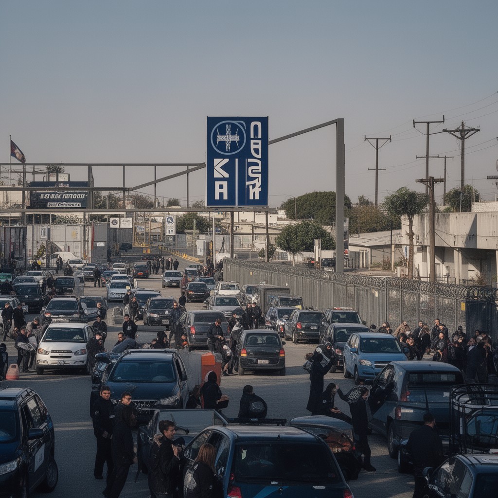 AI-generated illustration of Immigration and Customs Enforcement