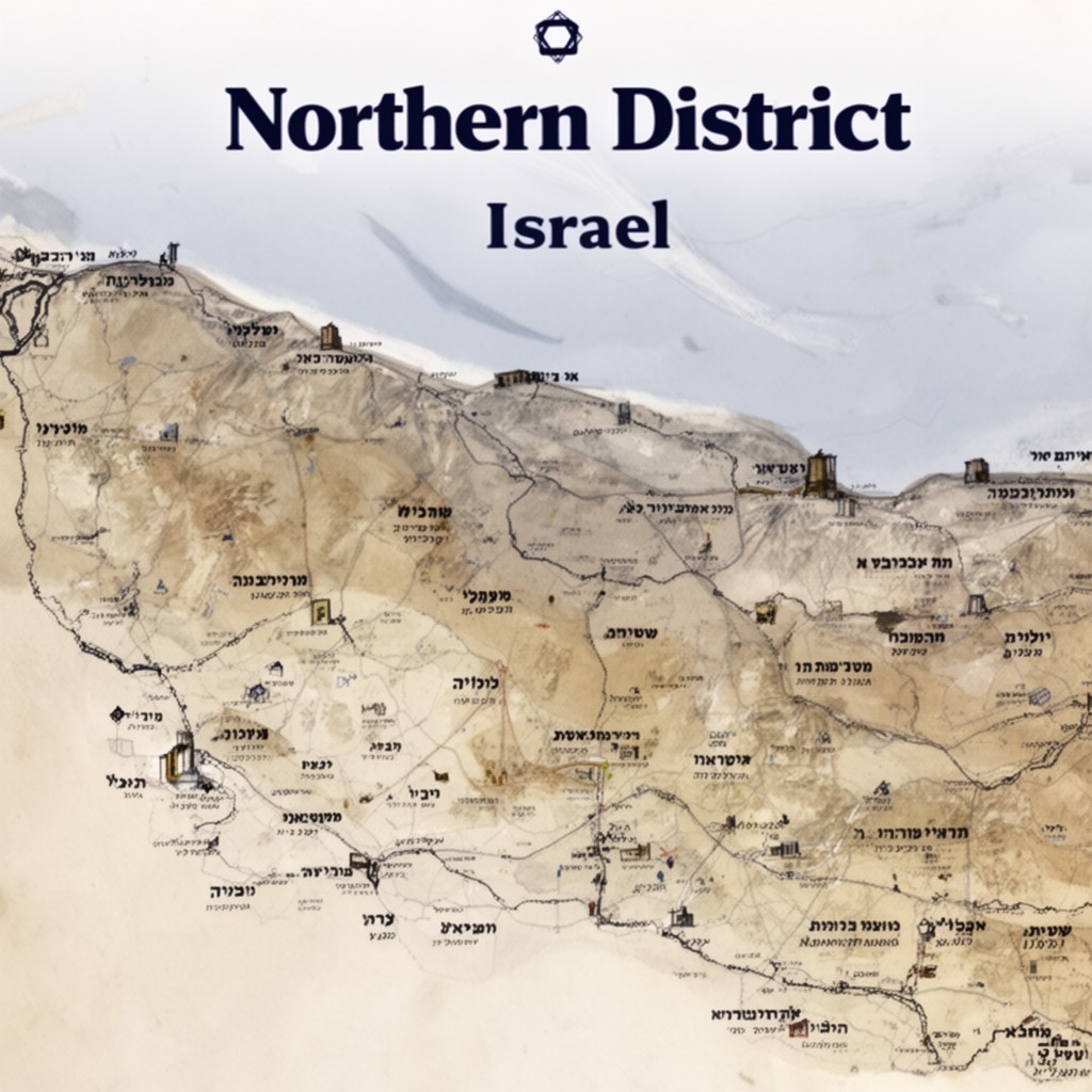 AI-generated illustration of Northern District, Israel
