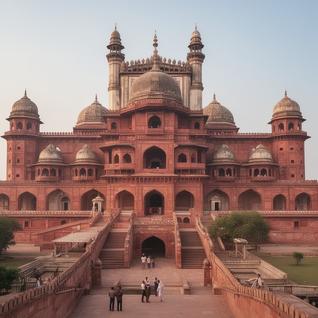 AI-generated illustration of Fatehpur Sikri