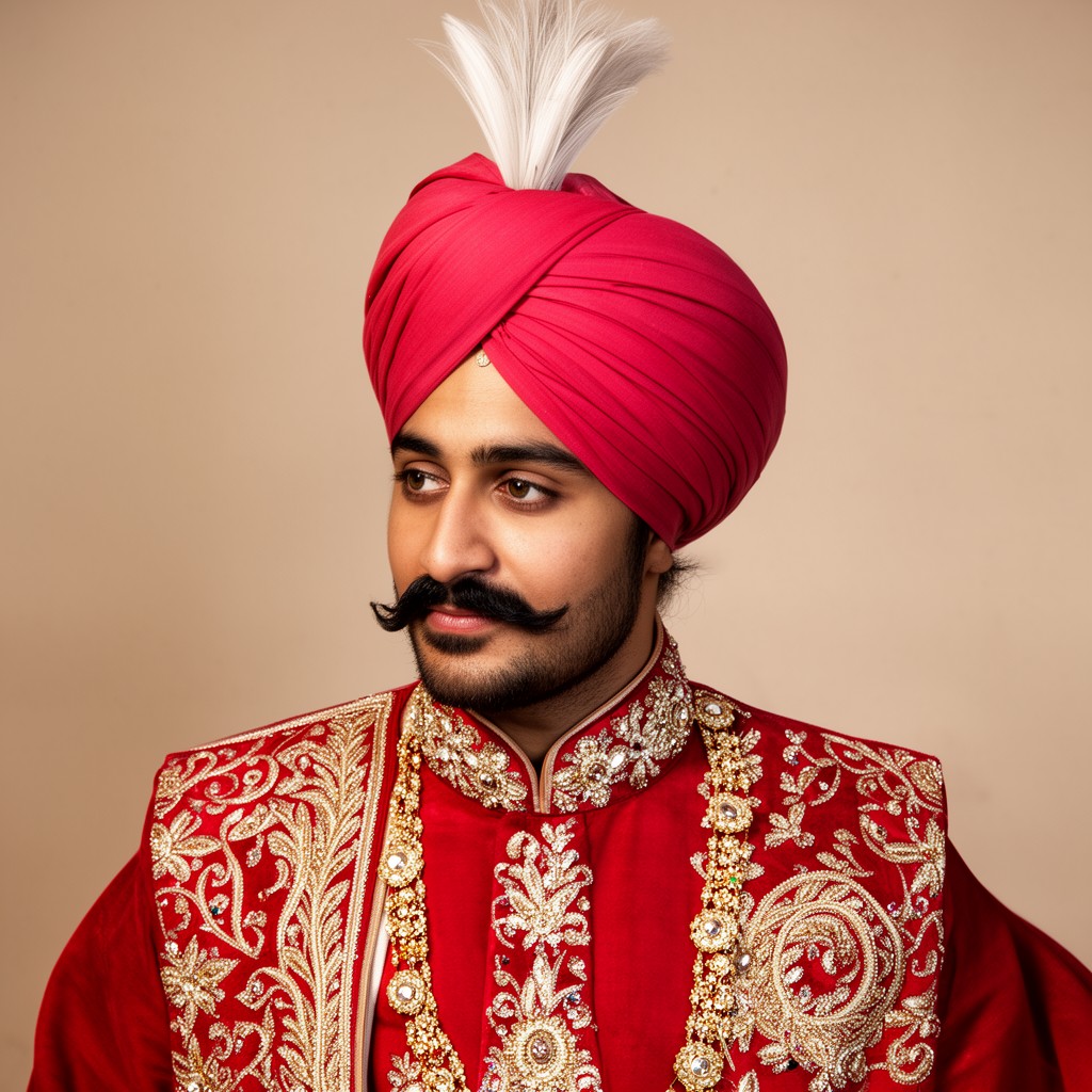 AI-generated illustration of Maharaja Ranjit Singh