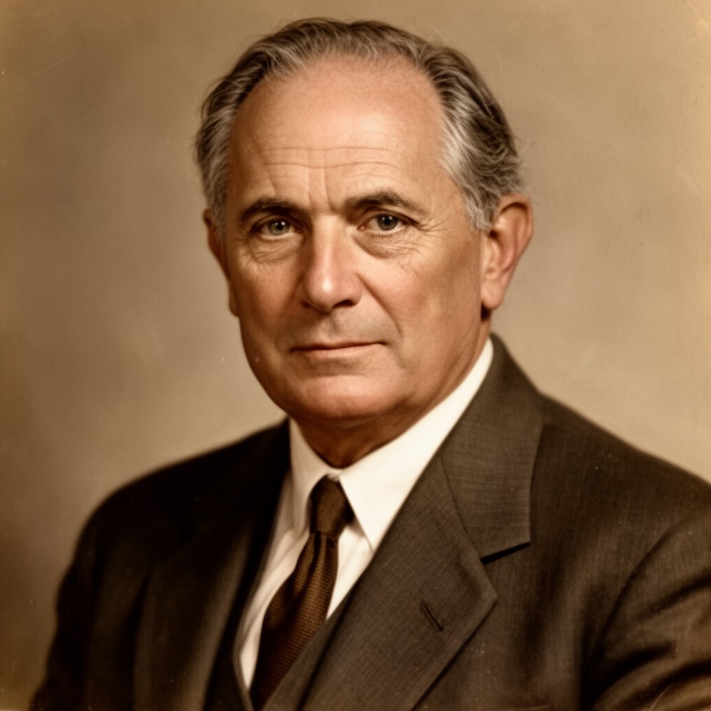 AI-generated illustration of Charles Curtis