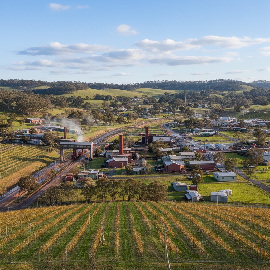 AI-generated illustration of Singleton, New South Wales