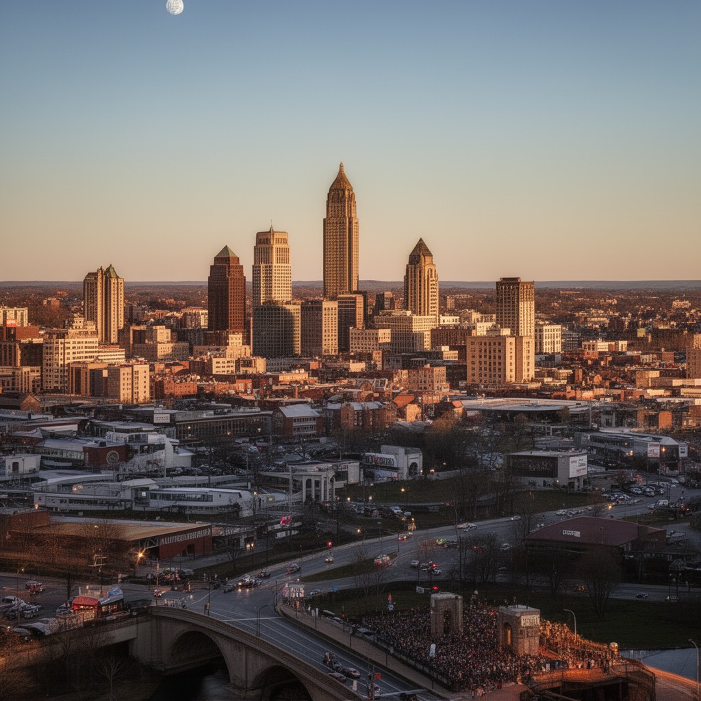 AI-generated illustration of Cleveland