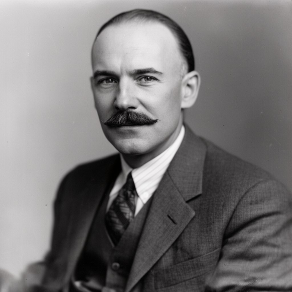AI-generated illustration of Ralph Linton