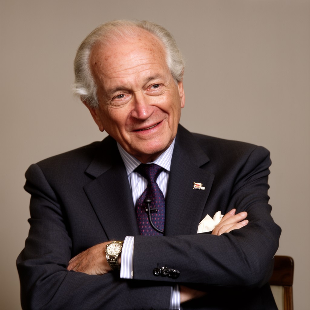 AI-generated illustration of Walter Annenberg