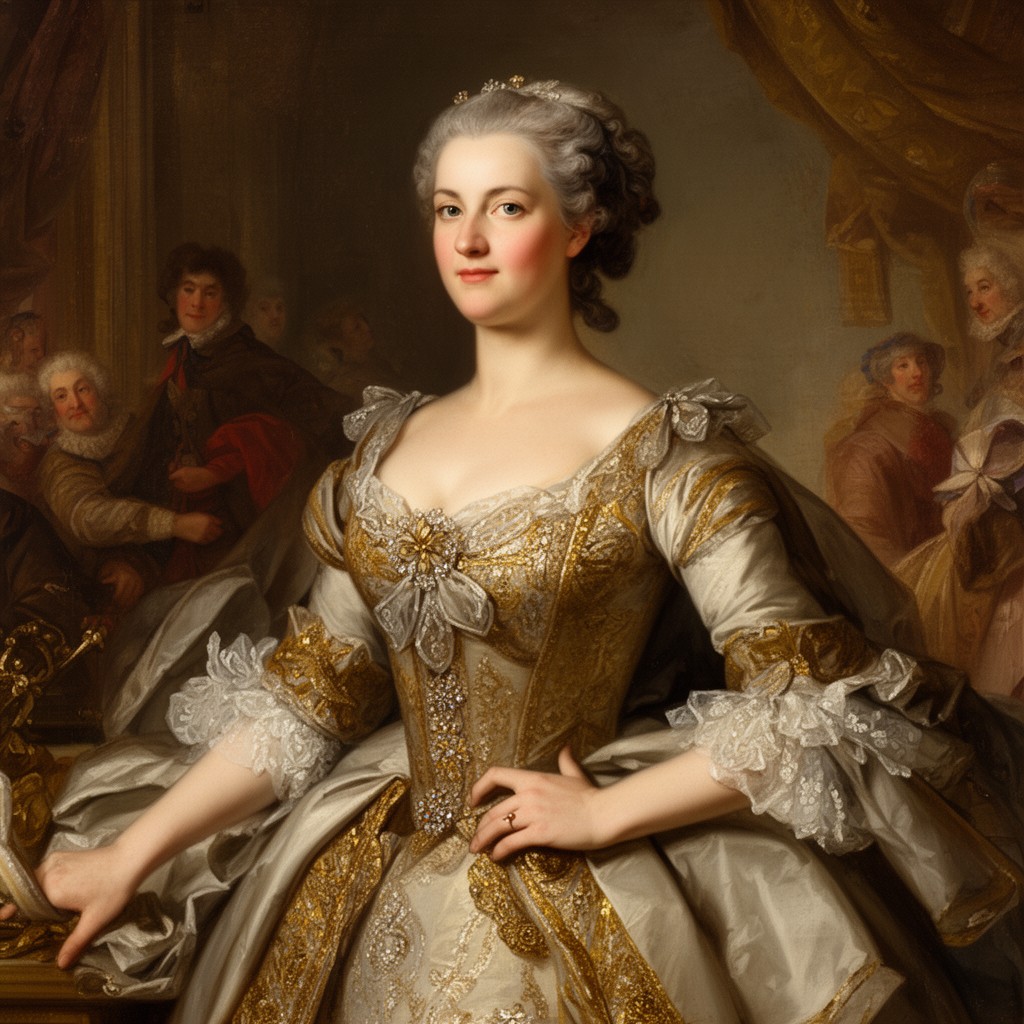 AI-generated illustration of Catherine II of Russia