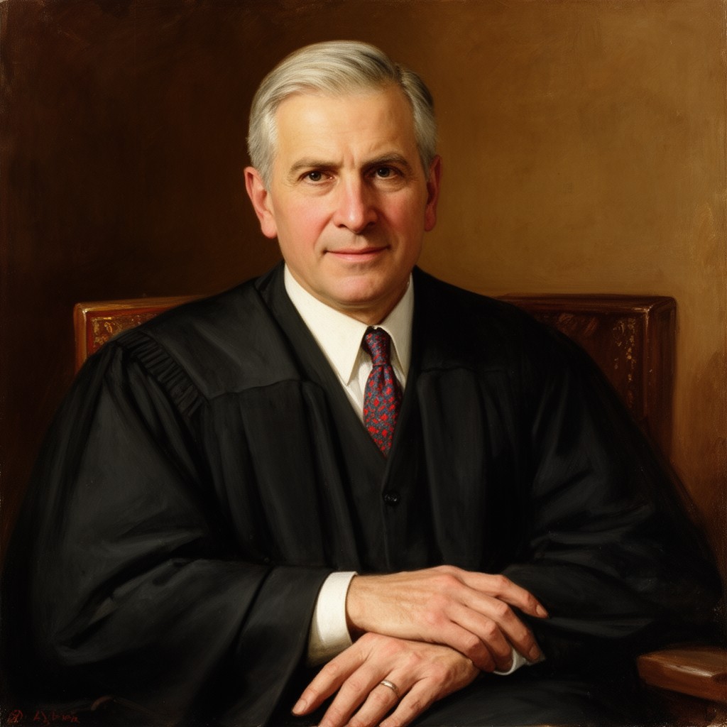 AI-generated illustration of Justice Benjamin N. Cardozo