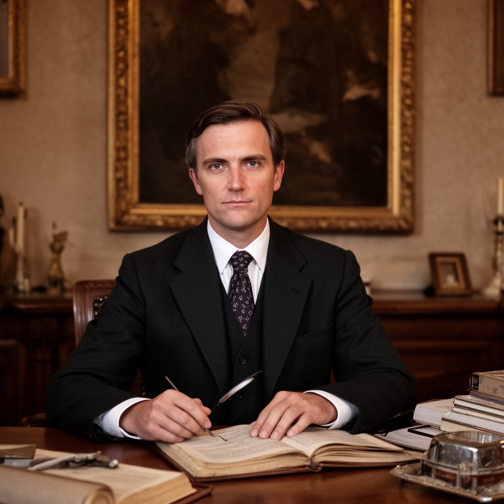 AI-generated illustration of Secretary of State for War