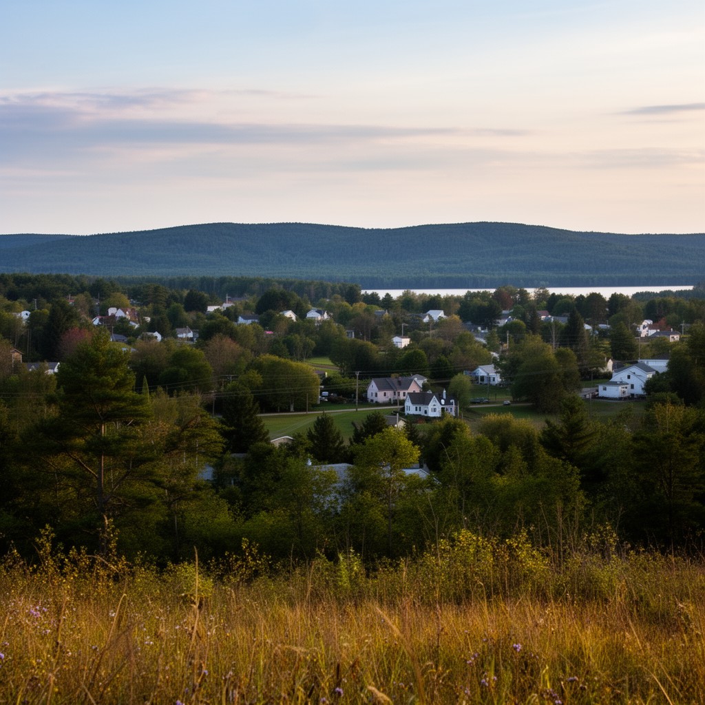 AI-generated illustration of Hermon, Maine