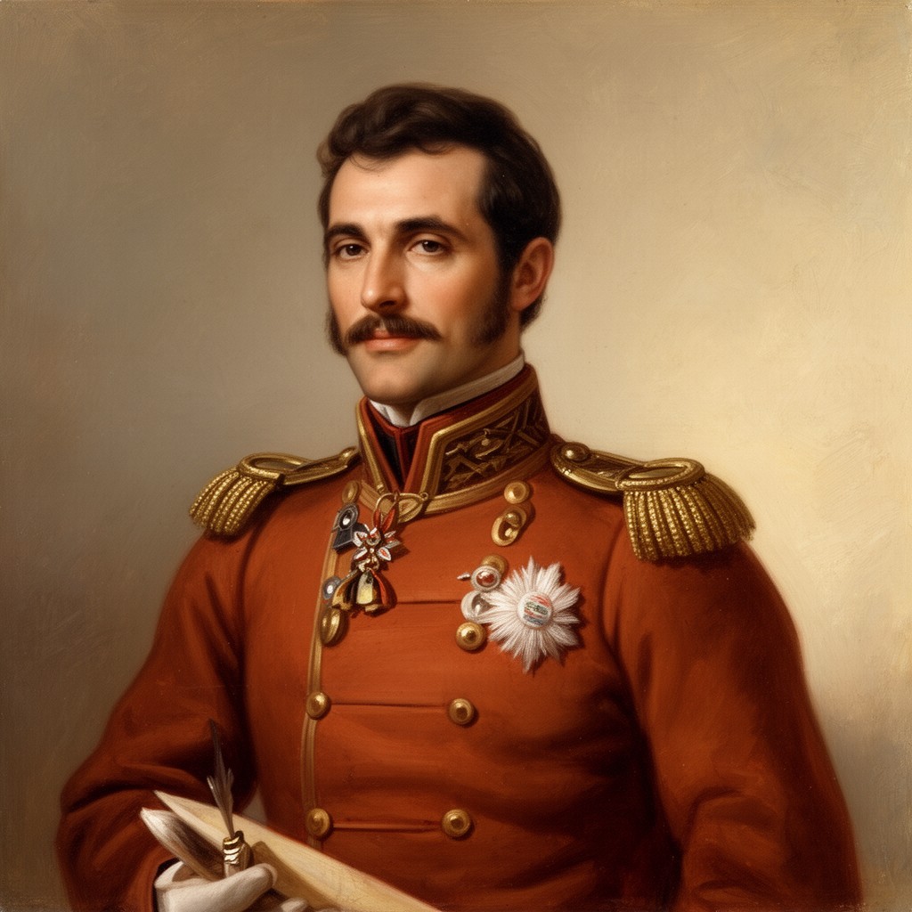 AI-generated illustration of Ignacio Allende