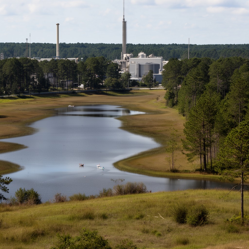 AI-generated illustration of Savannah River Site
