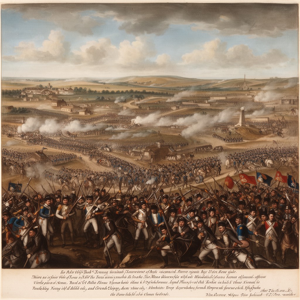 AI-generated illustration of Battle of Jena–Auerstedt