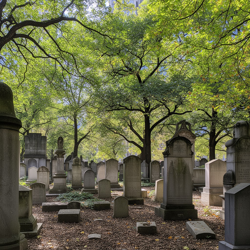 AI-generated illustration of Trinity Church Cemetery
