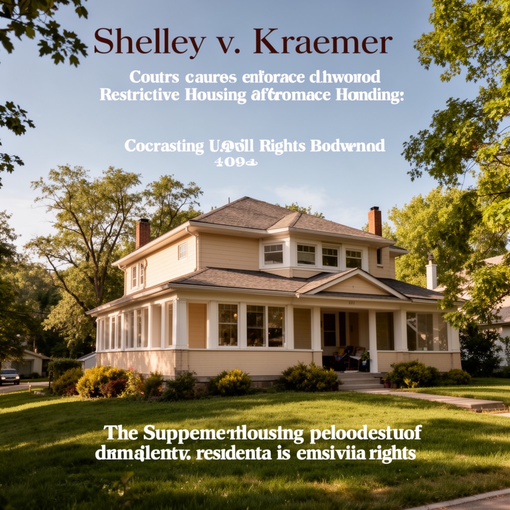 AI-generated illustration of Shelley v. Kraemer
