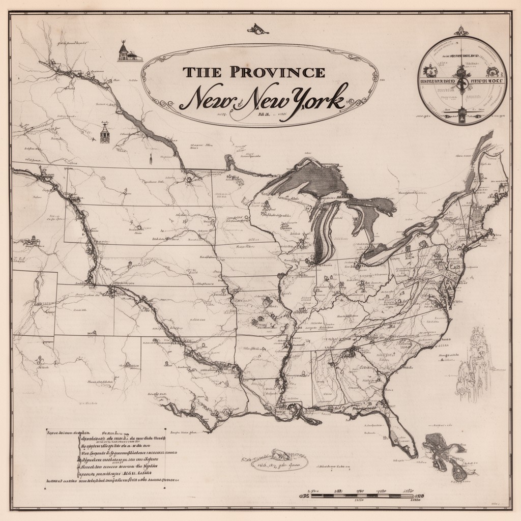 AI-generated illustration of Province of New York