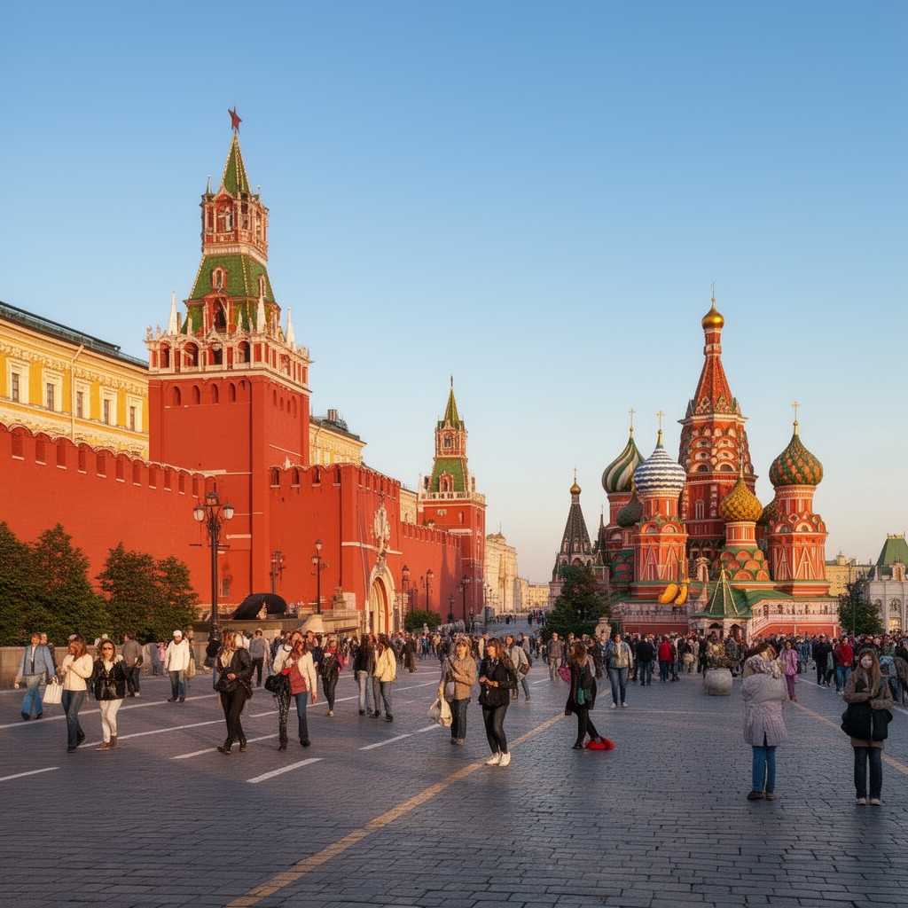 AI-generated illustration of Red Square