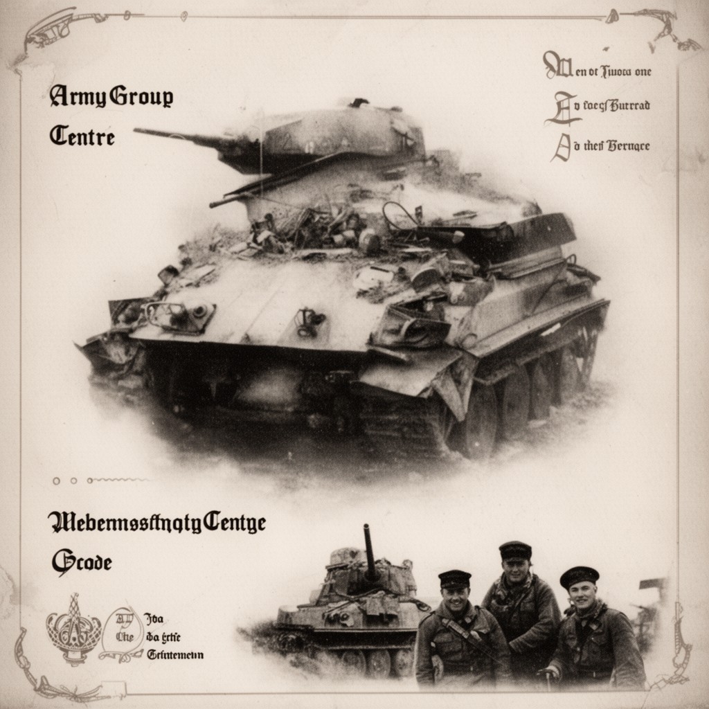 AI-generated illustration of Army Group Centre