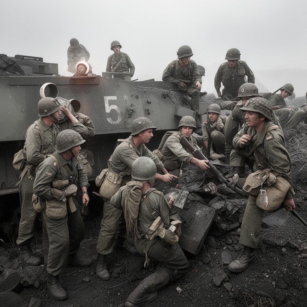 AI-generated illustration of 5th Marine Division