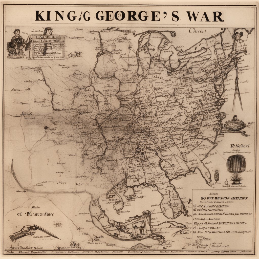 AI-generated illustration of King George's War