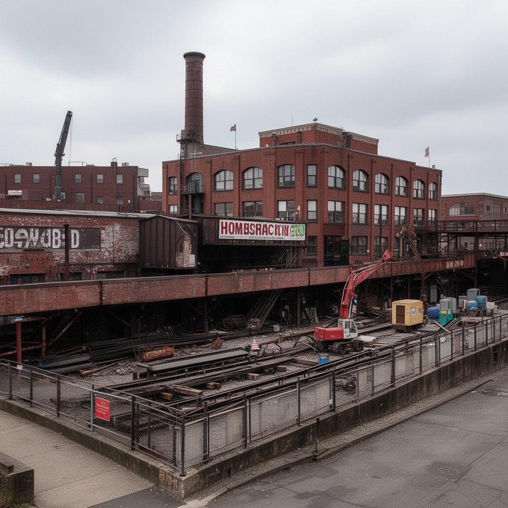 AI-generated illustration of Homestead, Pennsylvania