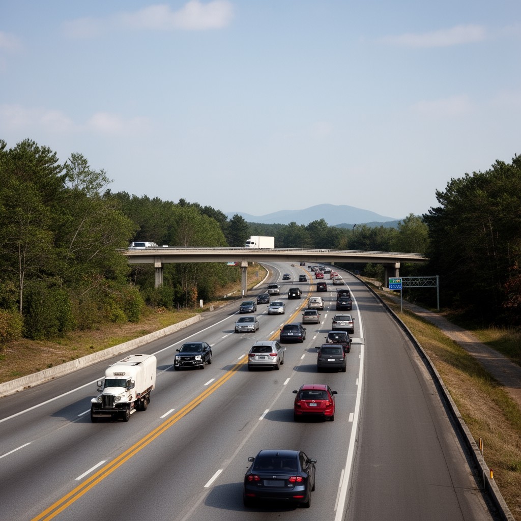 AI-generated illustration of Interstate 66