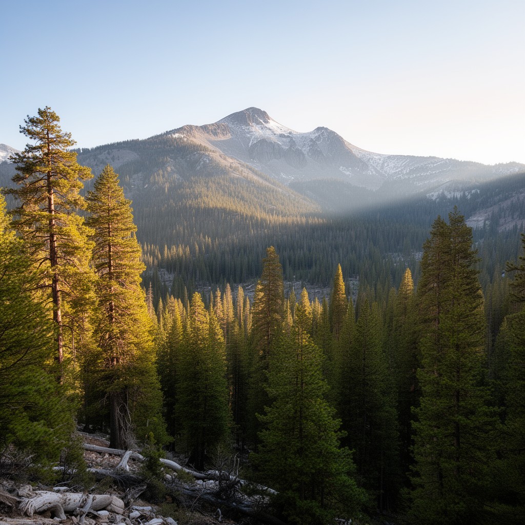 AI-generated illustration of Eldorado National Forest
