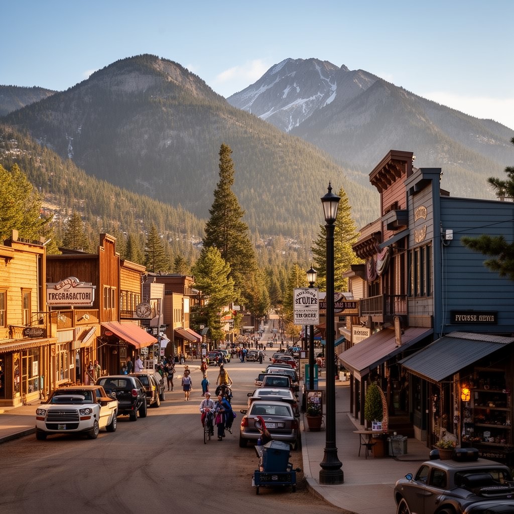 AI-generated illustration of Truckee