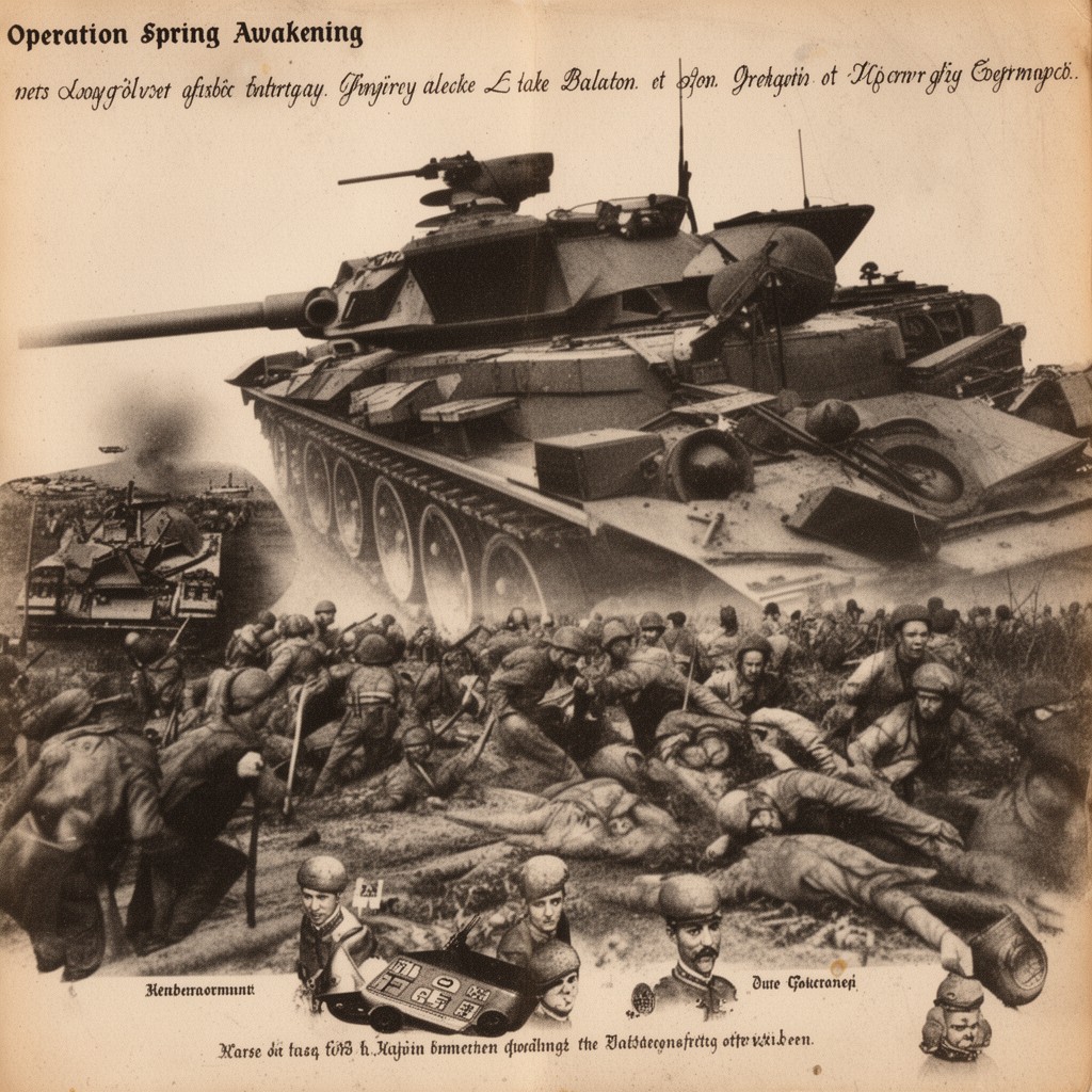 AI-generated illustration of Operation Spring Awakening