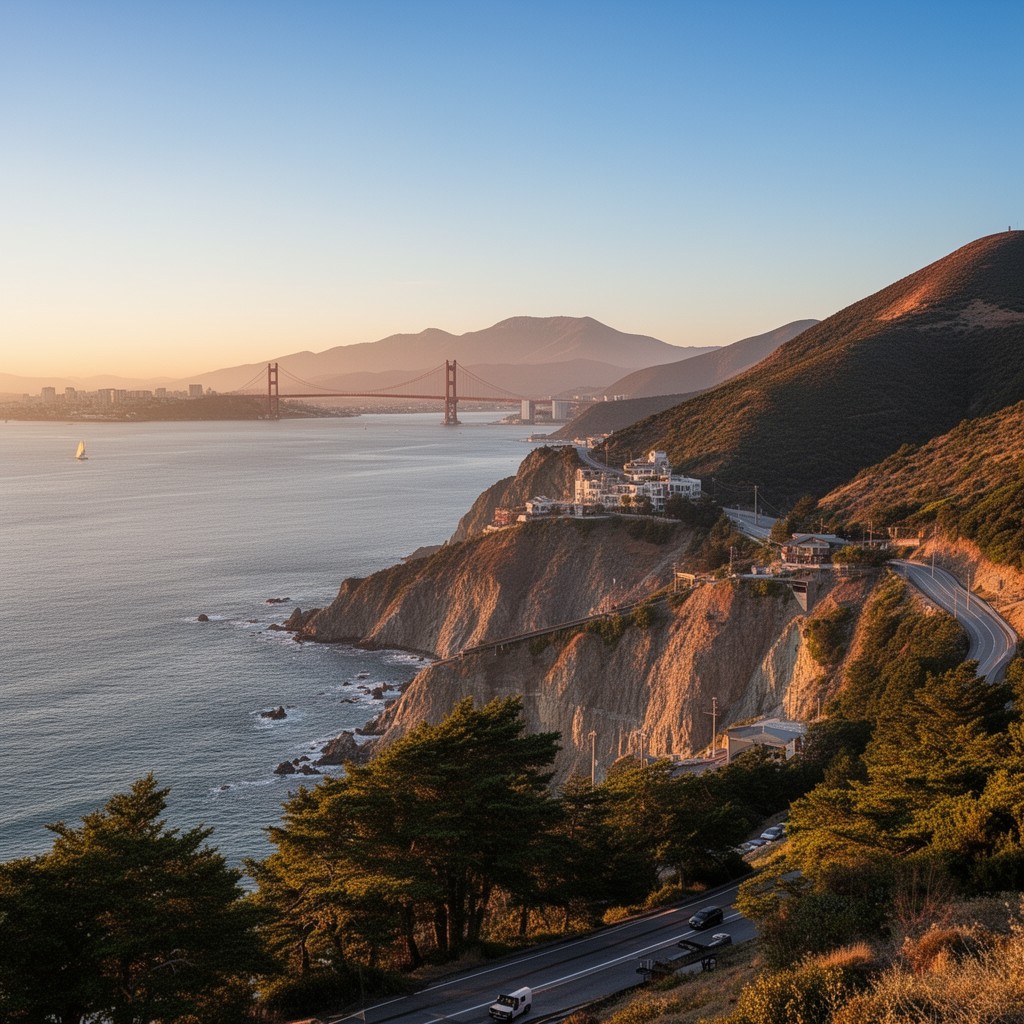 AI-generated illustration of Marin County