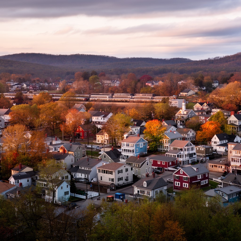 AI-generated illustration of Lunenburg