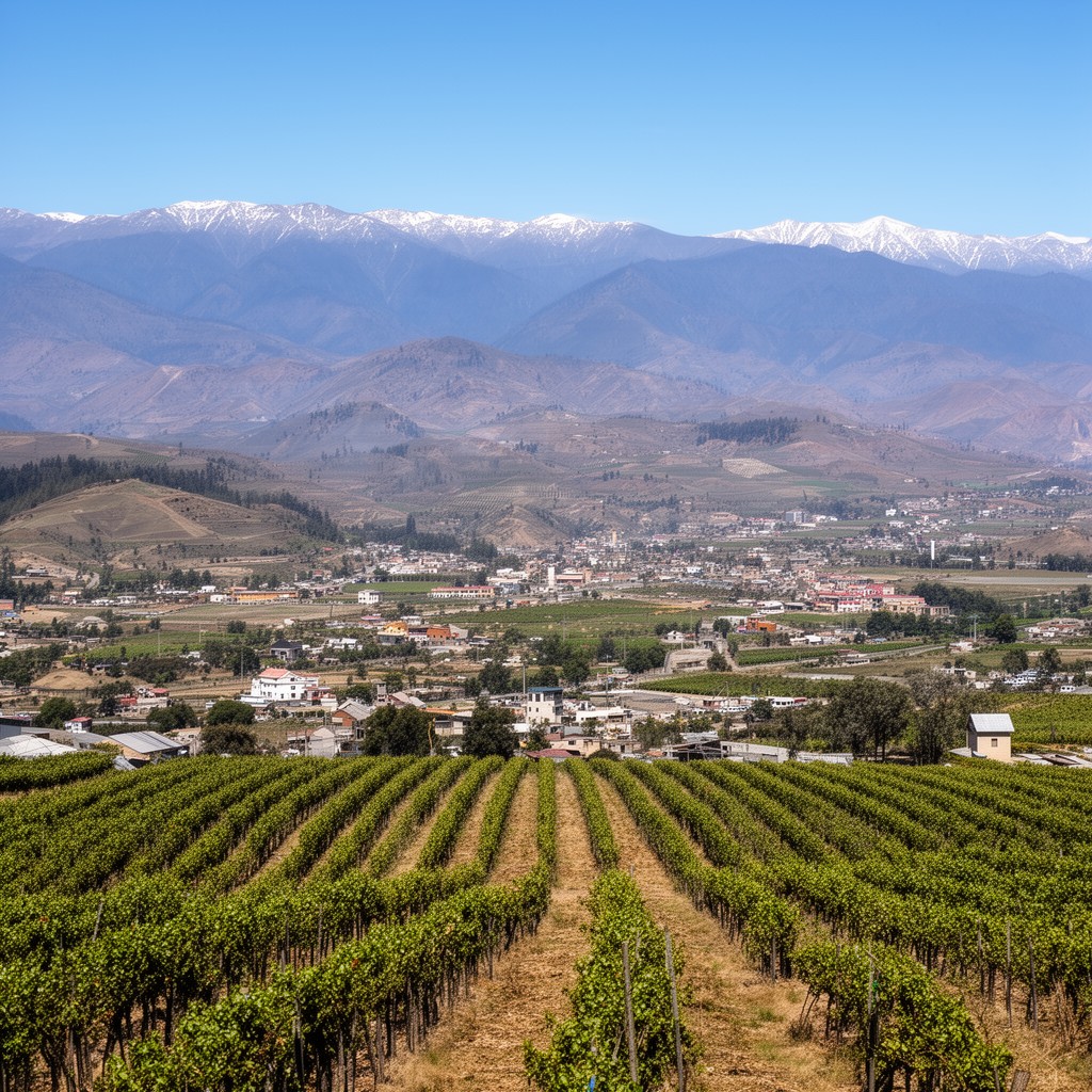 AI-generated illustration of Ñuble Region