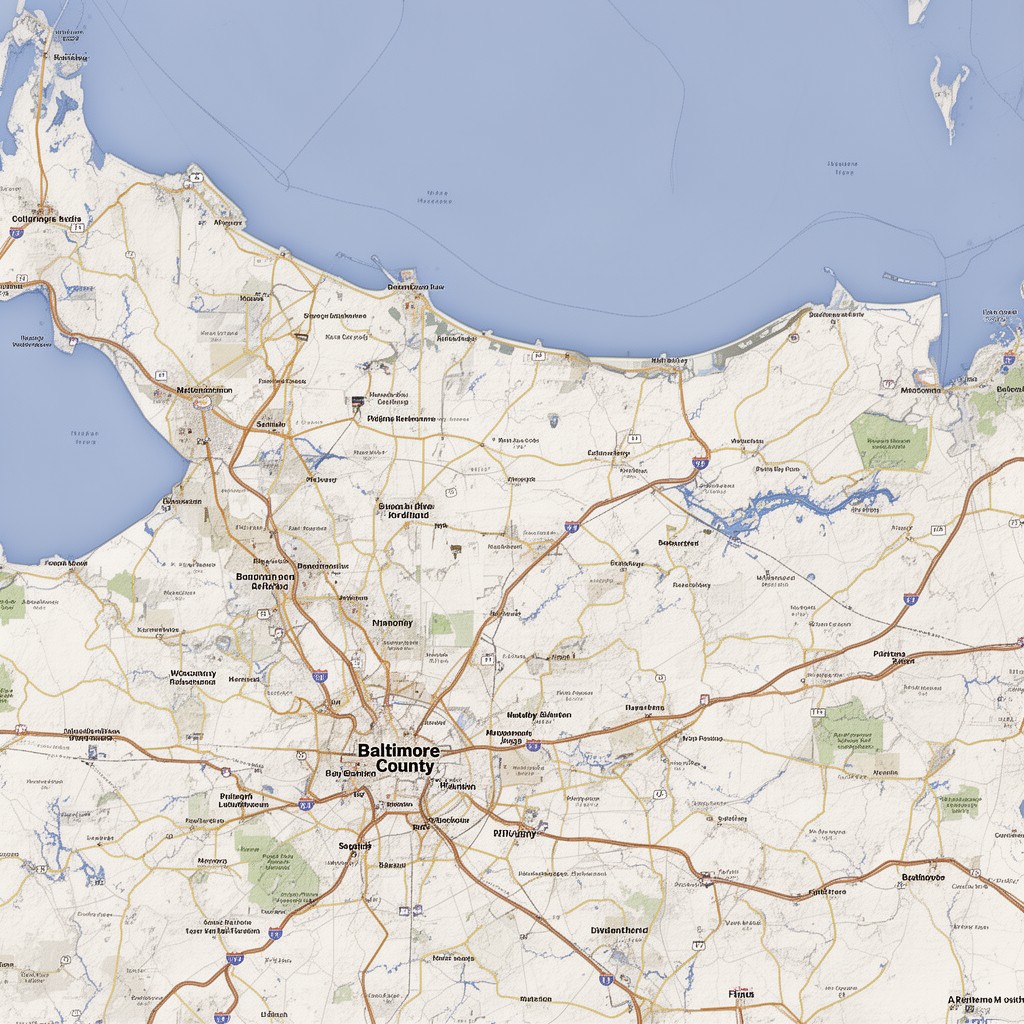 AI-generated illustration of Baltimore County