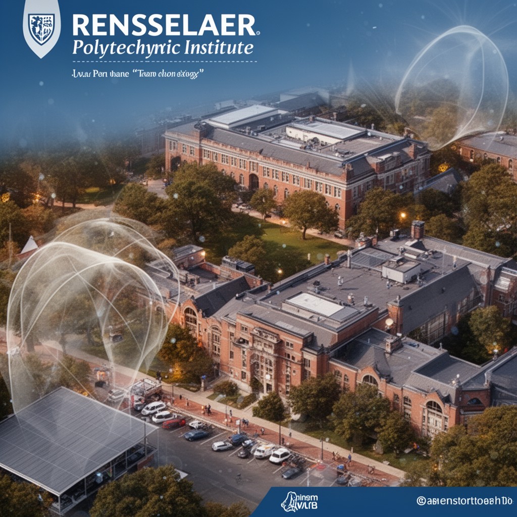AI-generated illustration of Rensselaer Polytechnic Institute