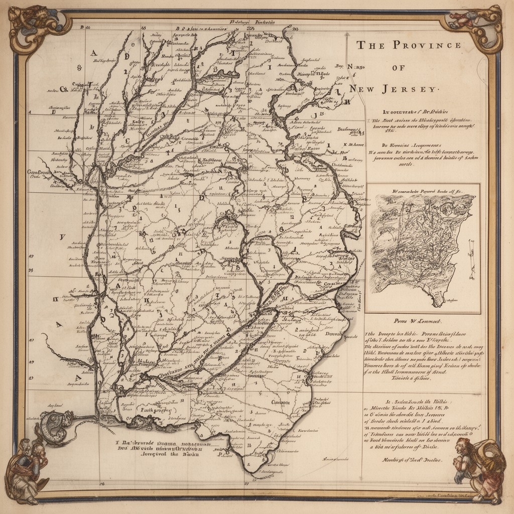 AI-generated illustration of Province of New Jersey