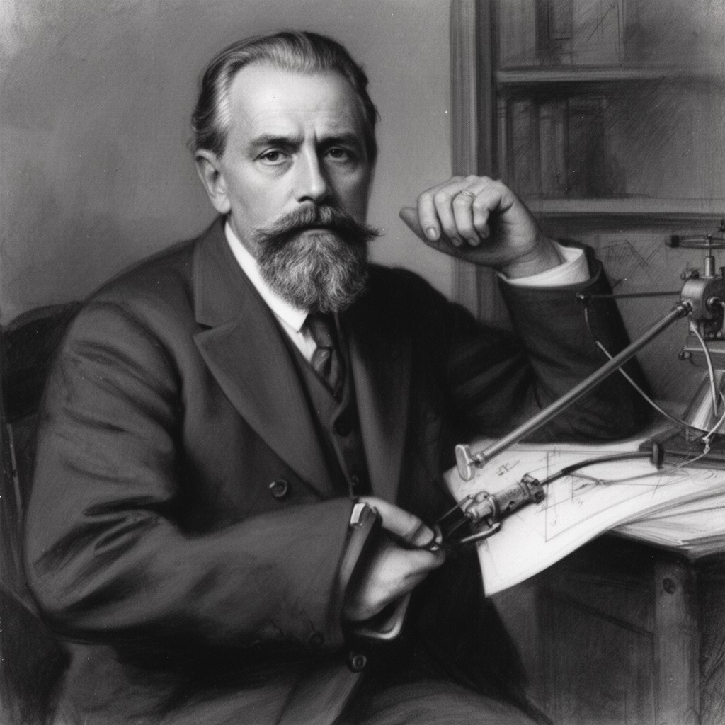 AI-generated illustration of Hendrik Lorentz
